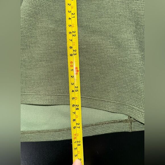 Lululemon Men’s Olive Green Shift Stitch Crew Top See Measurements EUC - Picture 6 of 6